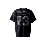 BLACK CHAMPION COTTON T-SHIRT