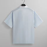 SKY BLUE BADGE POLO T-SHIRT