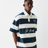 BLUE-WHITE STRIPE POLO